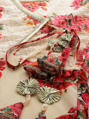 Floral Printed Wrap Maxi Dress