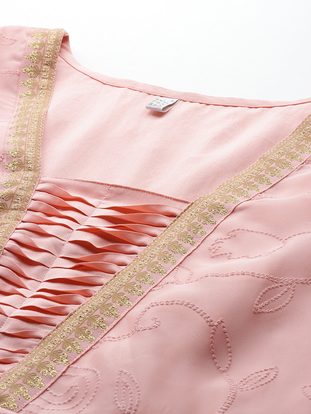 Floral Printed Sequined Detail Maxi Dress