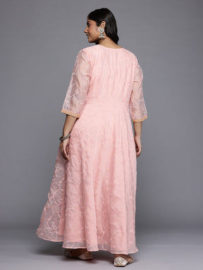 Floral Printed Sequined Detail Maxi Dress