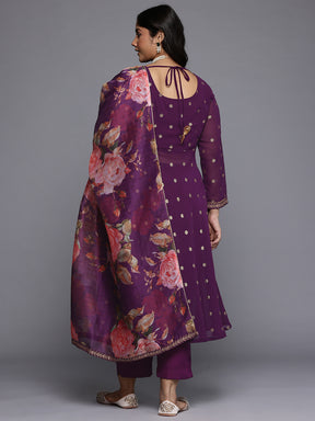 Printed Empire Gotta Patti Kurta with Trousers & With Dupatta