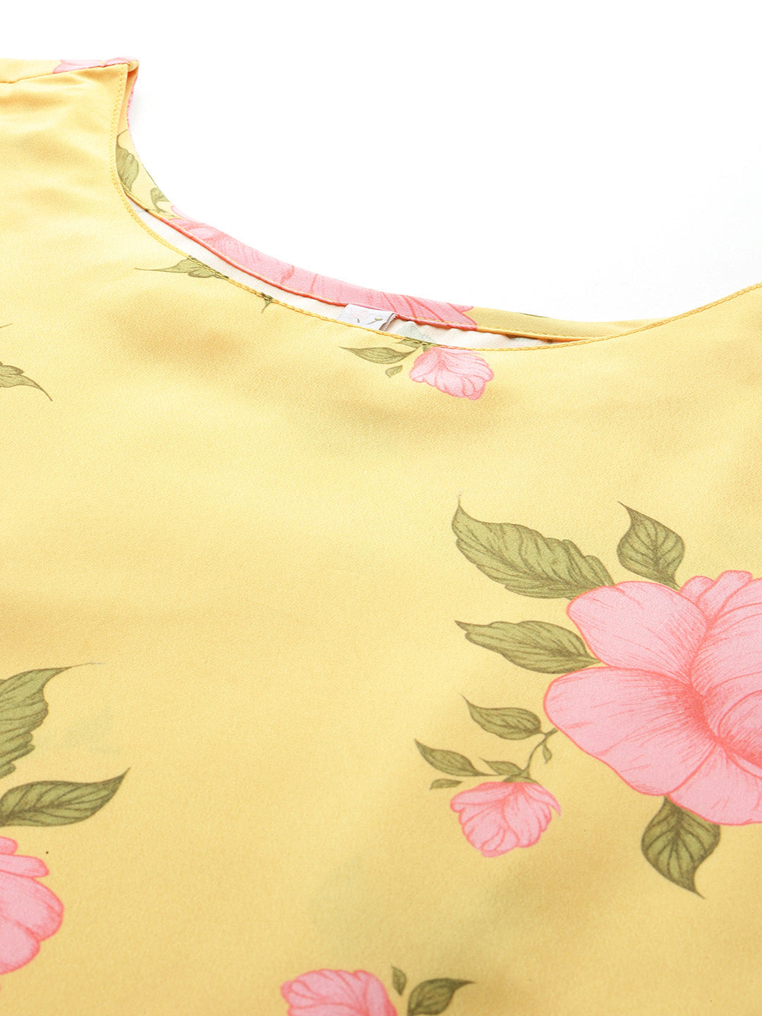 Plus Size Floral Printed Gotta Patti Kurta with Palazzos & With Dupatta