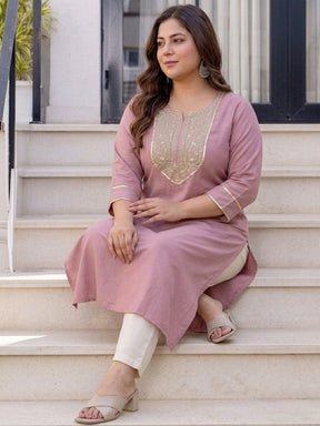 Women Embellished Sequinned Kurta