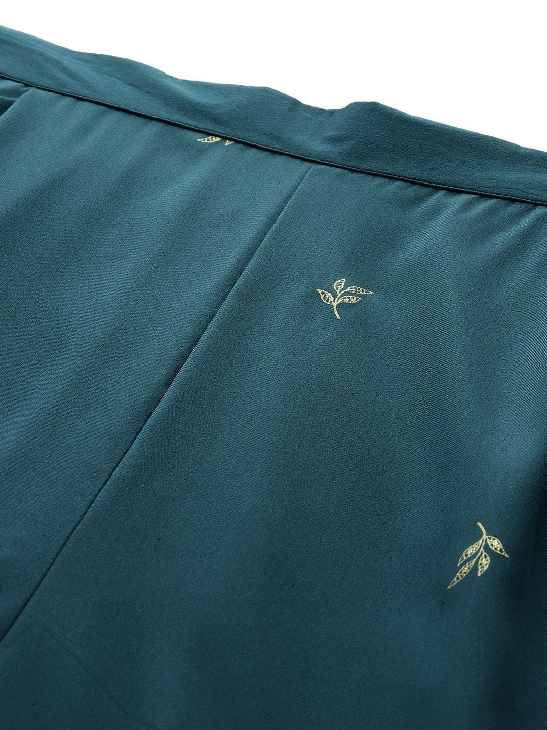 Floral Printed Lace Inserts Cut-Away Collar Co-Ords