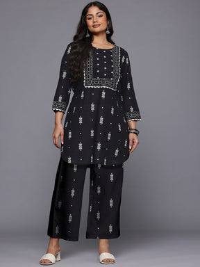Printed Tunic & Palazzos Co-Ord Set