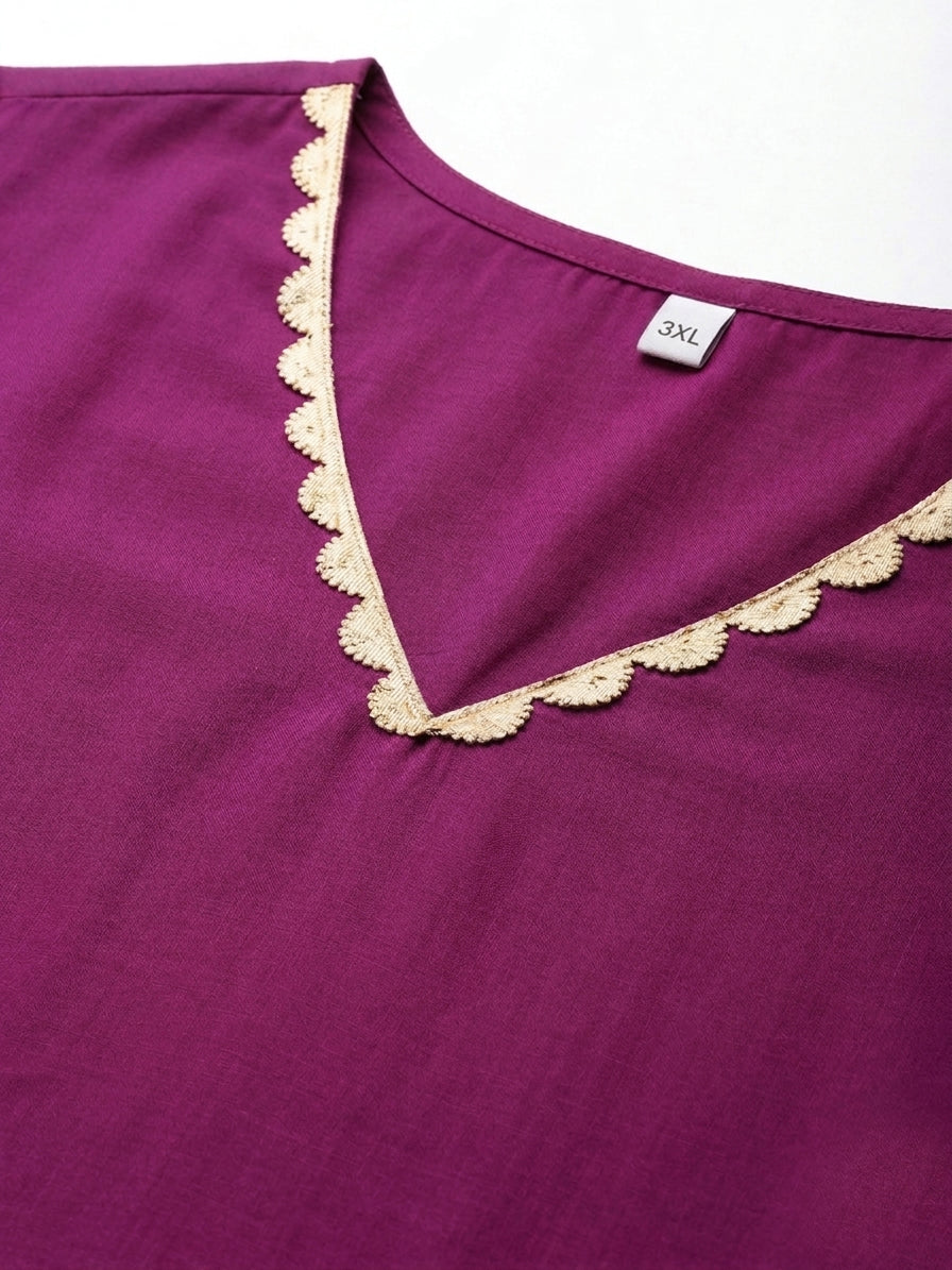 Embellished V-Neck A-Line Ethnic Dresses