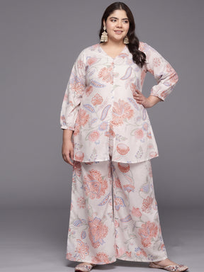 Floral Printed Tunic with Palazzos