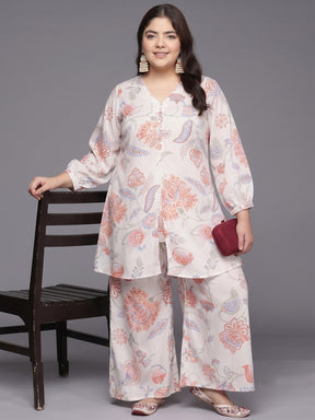 Floral Printed Tunic with Palazzos