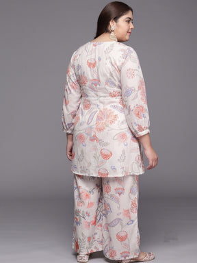 Floral Printed Tunic with Palazzos