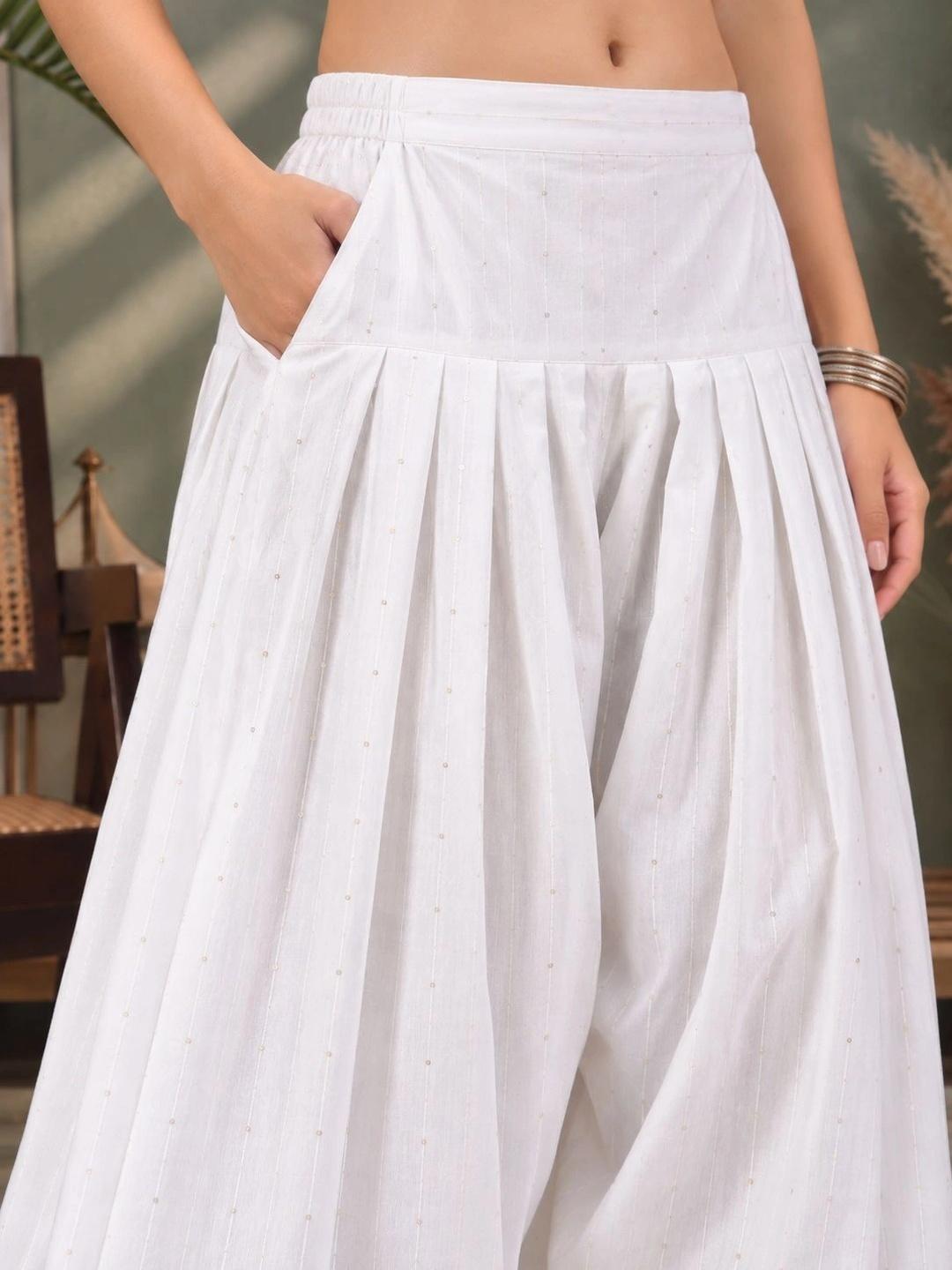 Ahalyaa Women Woven Design Silk Salwar