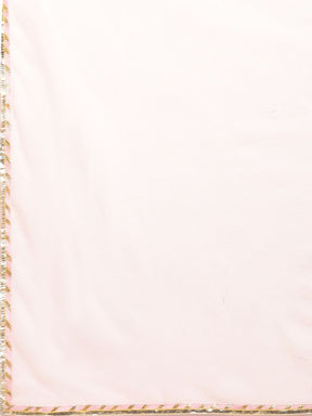 Women's Beige Digital Floral Print Sharara Set with Dupatta